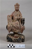 藏品(木雕觀世音菩薩像)的圖片