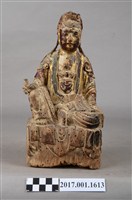 藏品(木雕觀世音菩薩像)的圖片