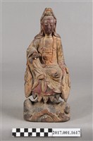 藏品(木雕觀世音菩薩像)的圖片