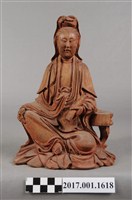 藏品(木雕觀世音菩薩像)的圖片