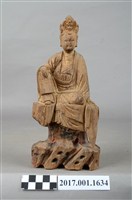藏品(木雕觀世音菩薩像)的圖片