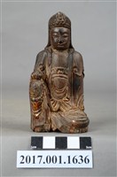 藏品(木雕觀世音菩薩像)的圖片