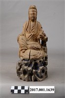 藏品(木雕觀世音菩薩像)的圖片