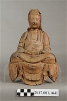 藏品(木雕觀世音菩薩像)的圖片