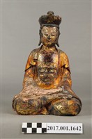 藏品(木雕觀世音菩薩像)的圖片