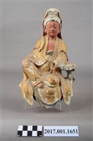 藏品(木雕觀世音菩薩像)的圖片