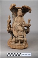 藏品(木雕觀世音菩薩像)的圖片