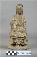 藏品(木雕觀世音菩薩像)的圖片