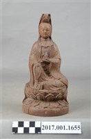 藏品(木雕觀世音菩薩像)的圖片
