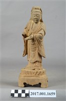 藏品(木雕觀世音菩薩像)的圖片