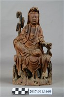 藏品(木雕觀世音菩薩像)的圖片
