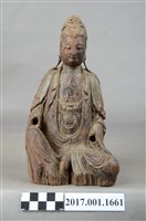 藏品(木雕觀世音菩薩像)的圖片