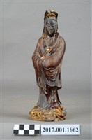 藏品(木雕觀世音菩薩像)的圖片