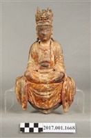 藏品(木雕觀世音菩薩像)的圖片