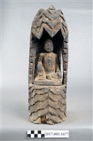 藏品(木雕觀世音菩薩像)的圖片