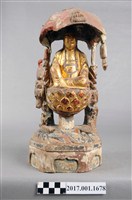 藏品(木雕觀世音菩薩像)的圖片