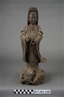 藏品(木雕觀世音菩薩像)的圖片