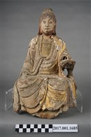 藏品(木雕觀世音菩薩像)的圖片