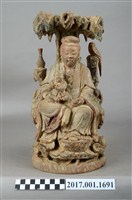 藏品(木雕觀世音菩薩像)的圖片