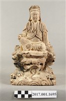 藏品(木雕觀世音菩薩像)的圖片