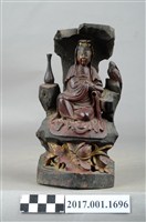 藏品(木雕觀世音菩薩像)的圖片