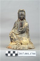 藏品(木雕觀世音菩薩像)的圖片