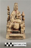 藏品(木雕觀世音菩薩像)的圖片