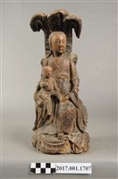 藏品(木雕觀世音菩薩像)的圖片