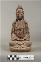 藏品(木雕觀世音菩薩像)的圖片