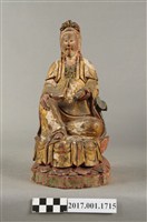 藏品(木雕觀世音菩薩像)的圖片