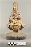 藏品(木雕觀世音菩薩像)的圖片