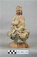 藏品(木雕觀世音菩薩像)的圖片