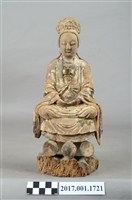藏品(木雕觀世音菩薩像)的圖片