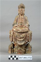 藏品(木雕觀世音菩薩像)的圖片