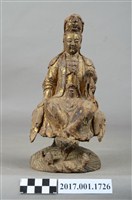 藏品(木雕觀世音菩薩像)的圖片