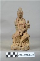 藏品(木雕觀世音菩薩像)的圖片