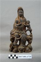 藏品(木雕觀世音菩薩像)的圖片