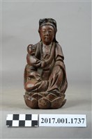 藏品(木雕觀世音菩薩像)的圖片