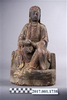 藏品(木雕觀世音菩薩像)的圖片