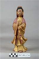 藏品(木雕觀世音菩薩像)的圖片