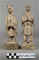 藏品(木雕善財龍女像組)的圖片