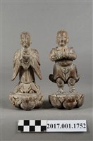 藏品(木雕善財龍女像組)的圖片