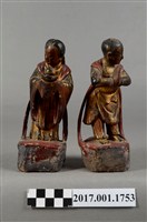 藏品(木雕善財龍女像組)的圖片