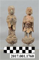 藏品(木雕善財龍女像組)的圖片