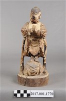 藏品(木雕善財童子像)的圖片