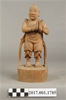 藏品(木雕善財童子像)的圖片
