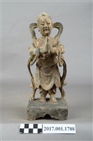 藏品(木雕善財童子像)的圖片