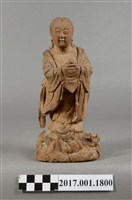 藏品(木雕龍女像)的圖片