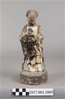 藏品(木雕龍女像)的圖片