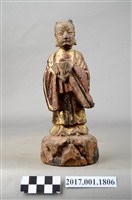 藏品(木雕龍女像)的圖片